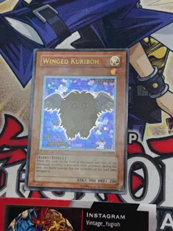 Yugioh Winged Kuriboh TLM-EN005 1st Edition Ultimate Rare VLP - Image 3
