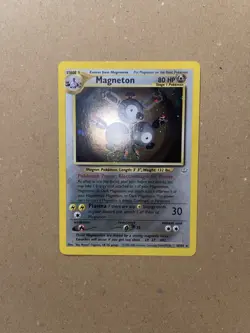Magneton 10/64 HOLO Rare Neo Revelation WOTC Vintage Pokemon Card - Image 2