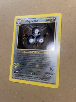Magneton 10/64 HOLO Rare Neo Revelation WOTC Vintage Pokemon Card - Image 4