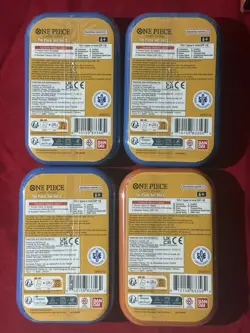One Piece Card Game Mini Tin Vol. 2 Lot of 4 - Random Art Tins OP-13 Sealed - Image 2