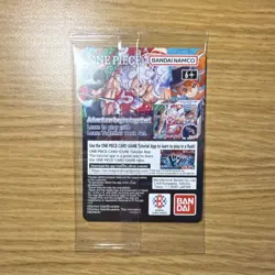 Bandai One Piece CCG Monkey.D.Luffy basketball Promo Holo Card US Voyage P-01 - Image 2