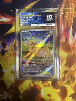 2025 Pokemon TCG Chinese Card exclusive Pikachu Psyduck AR 171/151 151C NM - Image 1