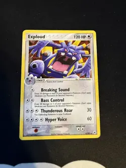 Exploud - 6/101 - Holo Rare Moderately Played Pokemon EX - Hidden Legends - Image 1