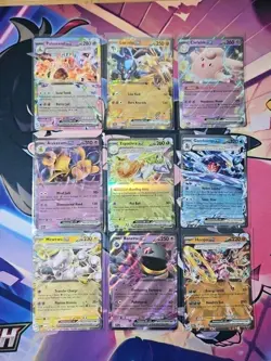 Lot of 9 Pokemon TCG Ex Cards All In NM Condition Scarlet And Violet Lot 17 - Image 1