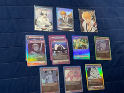 Union Arena Bleach Card Lot - 11 Cards - 2 Super Rares + Action Point - Image 1
