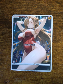 Beautiful Waifu Card - Asuna Dance - Goddess ACG Custom DIY Fan Art Card - Image 1