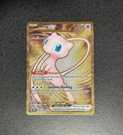 Mew ex 205/165 Promo Metal Card Scarlet & Violet 151 Set - Image 1