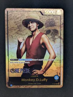 Monkey D. Luffy P-047 P Premium Card Collection Live Action Edition - ONE PIE NM - Image 1