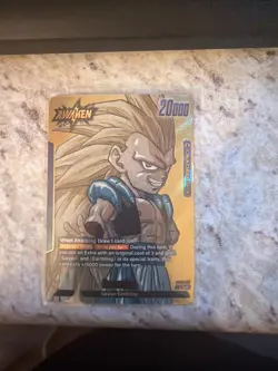 Gotenks SB02-017 Gold Leader Manga Booster 02 Dragon Ball Card English - Image 1