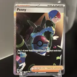 Pokemon TCG Penny 239/091 Paldean Fates Special Illustration Rare NM - Image 1
