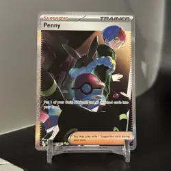 Pokemon TCG Penny 239/091 Paldean Fates Special Illustration Rare NM - Image 2