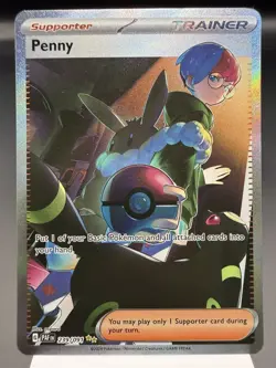 Penny 239/091 - Special Illustration Rare - Paldean Fates Pokemon Card NM - Image 1