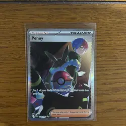 Pokemon TCG Penny 239/091 Paldean Fates Special Illustration Rare NM/M - Image 1