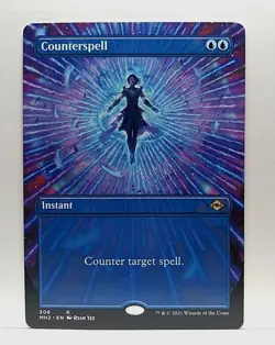 Counterspell - Borderless - Modern Horizons 2 - MTG Magic the Gathering - Image 1