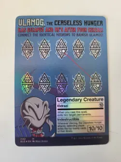 Ulamog The Cerseless Hunger Borderless Foil Secret L'Air NM ENG MTG - Image 2
