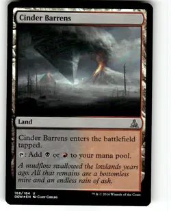 Cinder Barrens Oath of the Gatewatch FOIL MTG - Image 1