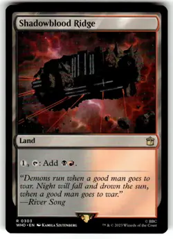 Shadowblood Ridge Universes Beyond: Doctor Who Regular MTG NM - Image 1