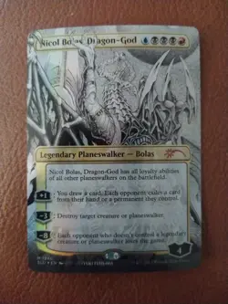 Nicol Bolas, Dragon-God *FOIL Borderless* [SLD] Secret Lair Drop - Image 1