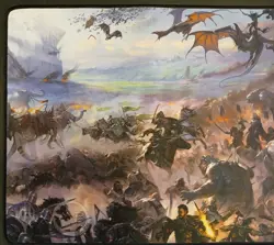 Ultra Pro Lord of the Rings Borderless Scene Playmat Black Stitched Official MTG - Image 2