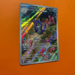 Wugtrio Illustration Rare Holo 224/091 Pokemon Card Paldean Fates NM 224/91 - Image 3
