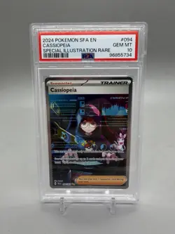 2024 CASSIOPEIA POKEMON SFA EN-SHROUDED FABLE SPECIAL ILLUSTRATION RARE PSA 10 - Image 1