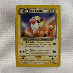 Pokemon TCG Dark Flaaffy 34/105 Neo Destiny Unlimited Non-Holo Vintage - Image 1