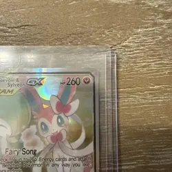 Pokemon Gardevoir & Sylveon GX (205) Alternate Full Art Unbroken Bonds Halo - Image 5