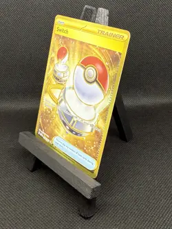 Switch 206/165 Pokemon Sv: Scarlet & Violet 151 Gold Hyper Rare Holo -Pack Fresh - Image 4