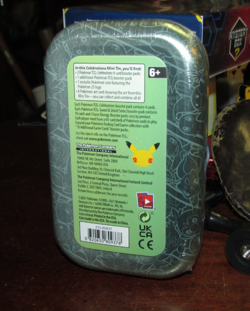 Pokemon TCG Celebrations Mini Tin Chikorita Cyndaquil Totodile Sealed 25th ! - Image 2