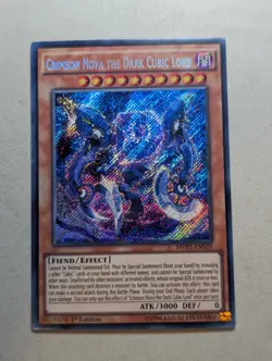 Yu-Gi-Oh! Crimson Nova the Dark Cubic Lord MVP1-ENS39 1st Edition - Secret Rare - Image 1