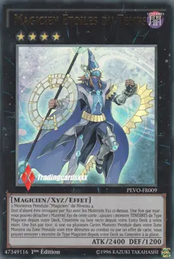 ♦Yu-Gi-Oh!♦ Magicien Etoiles du Temps (Timestar) : PEVO-FR009 -VF/Ultra Rare- - Image 1