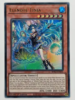 Yu Gi Oh - BPRO-EN011 Elfnote Tinia - Ultra Rare - Image 1