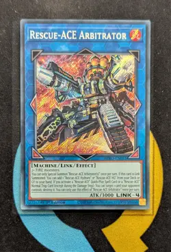 BPRO-EN051 Rescue-ACE Arbitrator Secret Rare 1st Edition YuGiOh - Image 1