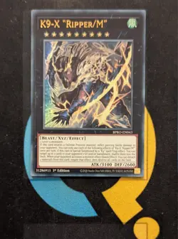 BPRO-EN043 K9-X ''Ripper/M'' Ultra Rare 1st Edition YuGiOh - Image 1