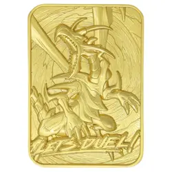 Yu-Gi-Oh! Limited Edition 24k Gold Plated Metal Card | Red Eyes B. Dragon - Image 2