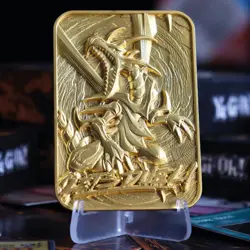 Yu-Gi-Oh! Limited Edition 24k Gold Plated Metal Card | Red Eyes B. Dragon - Image 3