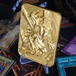 Yu-Gi-Oh! Limited Edition 24k Gold Plated Metal Card | Red Eyes B. Dragon - Image 4