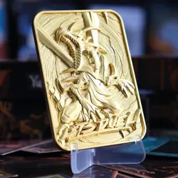 Yu-Gi-Oh! Limited Edition 24k Gold Plated Metal Card | Red Eyes B. Dragon - Image 5