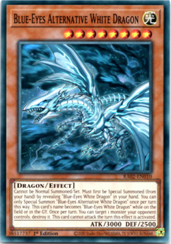 Blue-Eyes Alternative White Dragon - RA02-EN010 - Super Rare 1st Edition Yugioh - Image 1