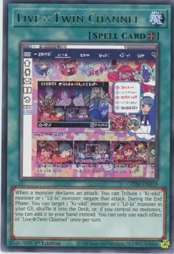 Yugioh Live Twin Channel GEIM-EN019 Rare 1st Ed NM x3 - Image 1