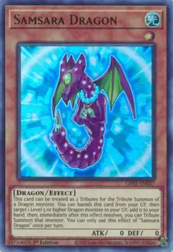 Samsara Dragon - GFP2-EN037 - Ultra Rare - 1st Edition Near Mint Yugioh Card - Image 1