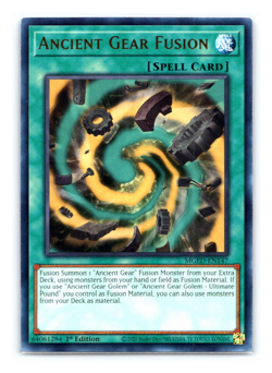 Ancient Gear Fusion - MGED-EN147 - Rare - 1st Edition - Yugioh - Image 1