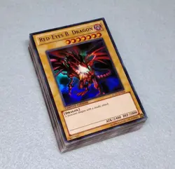 Yugioh Complete Joey Wheeler Deck Red Eyes Black Dragon Time Wiz **HOT** + Bonus - Image 1