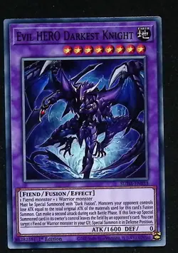 Evil HERO Darkest Knight - SUDA-EN033 - Common - 1st Edition - Yugioh - Image 1