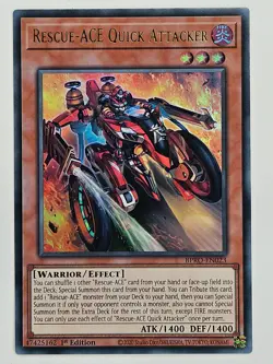 Yu Gi Oh - BPRO-EN023 Rescue-ACE Quick Attacker - Ultra Rare - Image 1