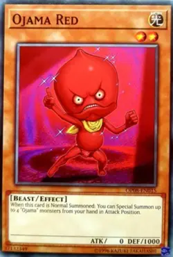1x (NM) Ojama Red - OP08-EN015 - Common - Unlimited Edition YuGiOh - Image 1