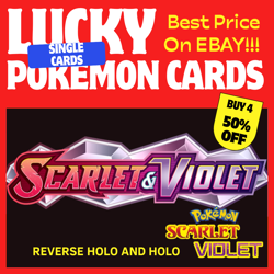 SCARLET AND VIOLET REVERSE & HOLO -SELECT YOUR OWN- POKEMON - MULTI BUY DISCOUNT - Image 1