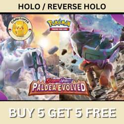 Pokemon - Paldea Evolved - Holo / Reverse Holo - Choose your own - Multi-Buy - Image 1