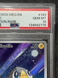Helioptile 143/132 - PSA 10 - Illustration Rare - Pokemon TCG: Mega Evolution - Image 3