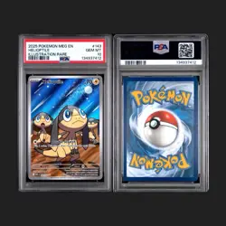 2025 Helioptile 143/132 Illustration Rare Pokemon Mega Evolution PSA 10 - Image 1
